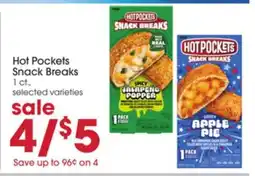 Giant Eagle Hot Pockets Snack Breaks offer