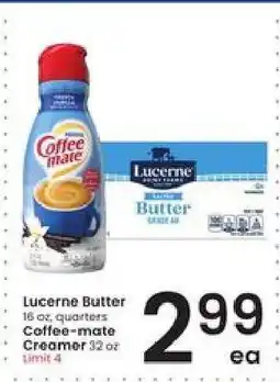 Albertsons Lucerne Butter offer