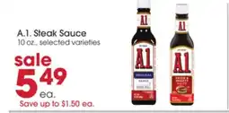 Giant Eagle A. 1. Steak Sauce offer