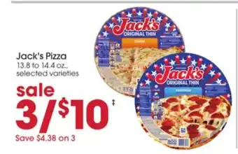 Giant Eagle Jack's Pizza offer