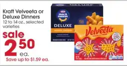 Giant Eagle Kraft Velveeta or Deluxe Dinners offer