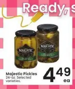 Albertsons Majestic Pickles offer
