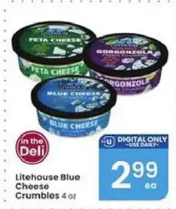 Albertsons Litehouse Blue Cheese Crumbles offer
