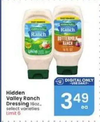 Albertsons Hidden Valley Ranch Dressing offer