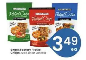 Albertsons Snack Factory Pretzel Crisps offer