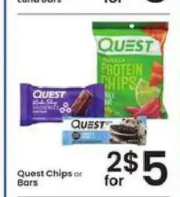Albertsons Quest Chips or Bars offer