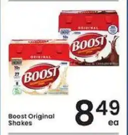 Albertsons Boost Original Shakes offer