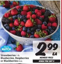 Safeway Strawberries, Blueberries, Raspberries or Blackberries offer