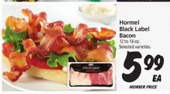 Safeway Hormel Black Label Bacon offer