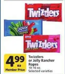 Albertsons Twizzlers or Jolly Rancher Ropes offer