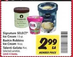 Safeway Ice Cream offer