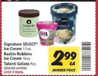 Safeway Ice Cream offer