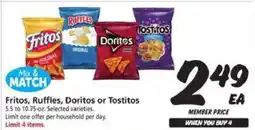 Safeway Fritos, Ruffles, Doritos or Tostitos offer