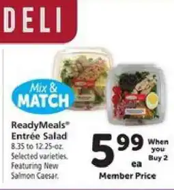 Safeway ReadyMeals Entrée Salad offer
