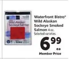 Safeway Waterfront Bistro Wild Alaskan Sockeye Smoked Salmon offer