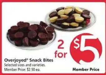 Safeway Overjoyed Snack Bites offer