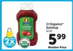 Safeway O Organics Ketchup offer