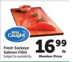 Safeway Fresh Sockeye Salmon Fillet offer