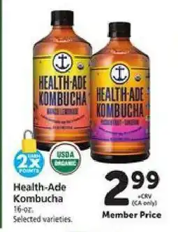 Safeway Health-Ade Kombucha offer