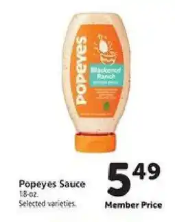 Safeway Popeyes Sauce offer