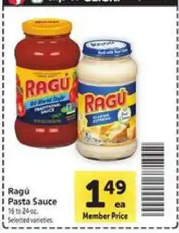 Safeway RagΓΊ Pasta Sauce offer