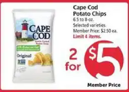 Safeway Cape Cod Potato Chips offer