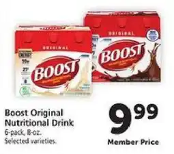 Safeway BOOST Original Nutritional Drink offer