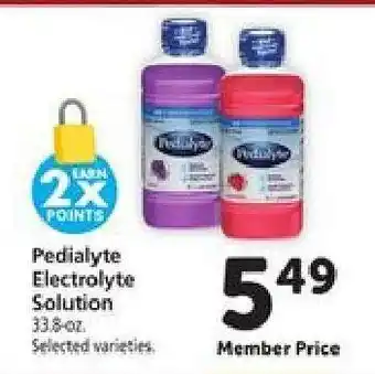 Safeway Pedialyte Electrolyte Solution offer