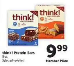 Safeway think! Protein Bars offer