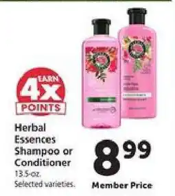 Safeway Herbal Essences Shampoo or Conditioner offer