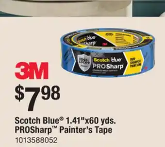 The Home Depot 3M Scotch Blue 1.41x60 yds. PROSharp Painter's Tape offer
