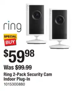 The Home Depot RING 2-Pack Security Cam Indoor Plug-In offer