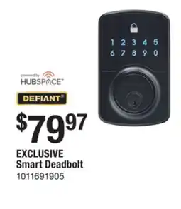 The Home Depot DEFIANT Smart Deadbolt offer