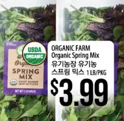 Hmart ORGANIC FARM Organic Spring Mix offer