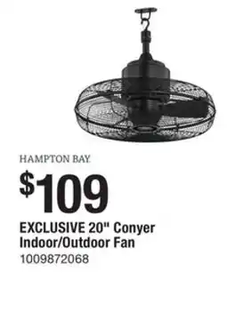 The Home Depot HAMPTON BAY EXCLUSIVE 20 Conyer Indoor/Outdoor Fan offer