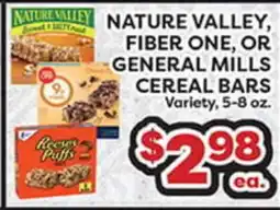 Torres Supermercado NATURE VALLEY, FIBER ONE, OR GENERAL MILLS CEREAL BARS offer