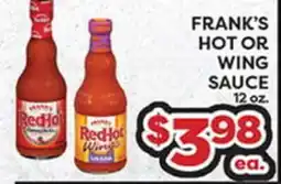 Torres Supermercado FRANK'S HOT OR WING SAUCE offer