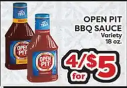 Torres Supermercado OPEN PIT BBQ SAUCE offer