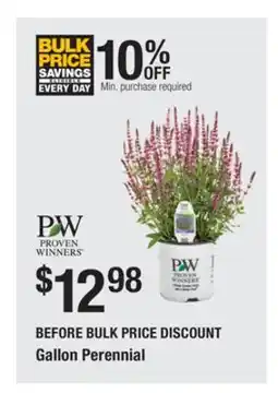 The Home Depot Gallon Perennial offer