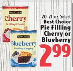 Eurofresh Market Select Best Choice Pie Filling Cherry or Blueberry offer