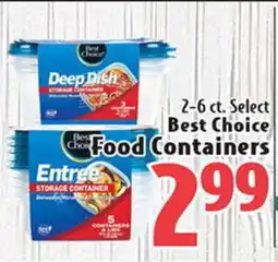Eurofresh Market 2-6 ct. Select Best Choice Food Containers offer