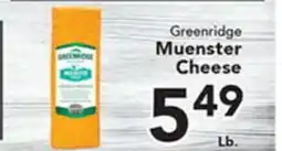 Eurofresh Market Greenridge Muenster Cheese offer