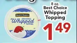 Eurofresh Market 8 oz. Best Choice Whipped Topping offer