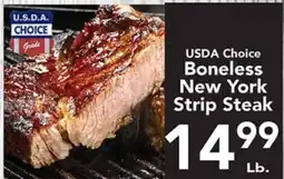 Eurofresh Market USDA Choice Boneless New York Strip Steak offer