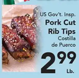 Eurofresh Market US Gov't. Insp. Pork Cut Rib Tips offer
