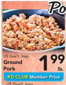 Eurofresh Market US Gov't Insp. Ground Pork offer