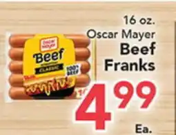 Eurofresh Market Oscar Mayer Beef Franks offer