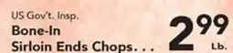 Eurofresh Market US Gov't Insp. Bone-In Sirloin Ends Chops offer