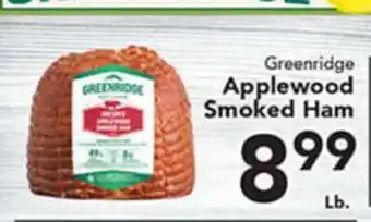 Eurofresh Market Greenridge Applewood Smoked Ham offer