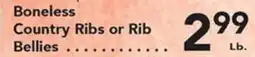 Eurofresh Market BONELESS COUNTRY RIBS OR RIB BELLY offer